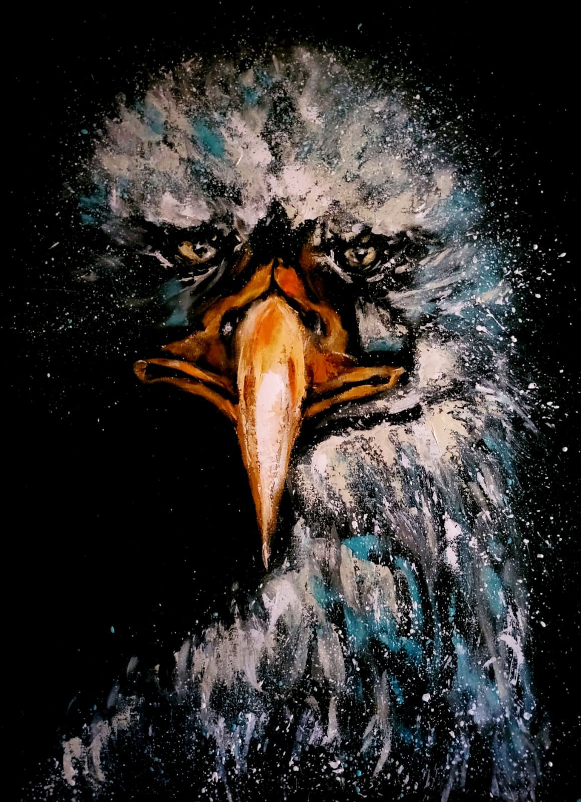 ArteDiAlina.com painting: Into the darkness